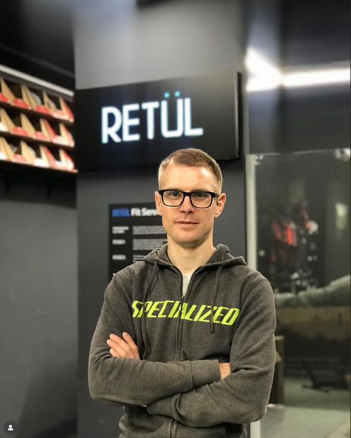 Максим Скурьят — сертифицированный специалист RETÜL Bike Fit