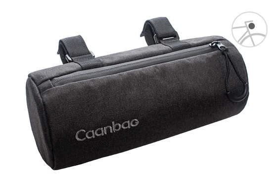 Сумка велосипедная нарульная "Тубус" caanbag цвет:черный, артикул: CAAN-TR-38BL
