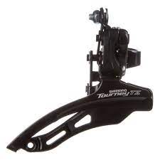 Перек-ль передний Shimano, TZ500, верхн. тяга, 28.6, 42T, б/уп.