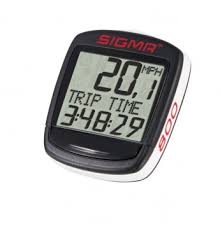 Велокомпьютер Sigma, BC 800, BASELINE,  01940  ,8 функций, проводной, бело\черный