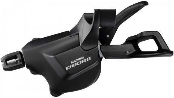 Шифтер Shimano Deore, M6000-IL, лев, 2/3ск, I-Spec II, без индикатора, тр. 1800мм; ЯПОНИЯ