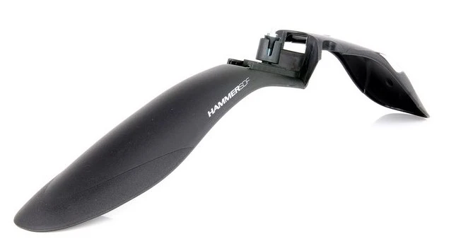Щиток грязезащитный передний SIMPLA HAMMER SDF (чёрный/белый)