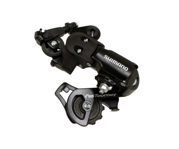 Перек-ль задний Shimano Tourney, FT35, супер коротк лапка, 6/7ск., крепление на ось