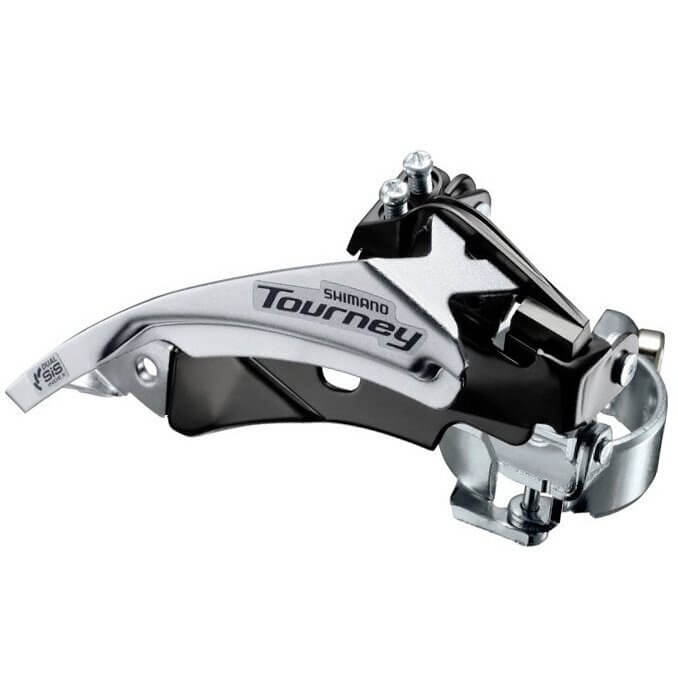 Перек-ль передний Shimano Tourney, TY510, 6/7ск, ун. тяга, ун. хомут, уг.:66-69, для 48T