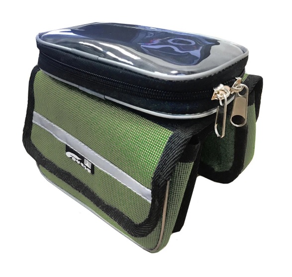 Велосумка ПиФОРМ на раму (COURSE) зелёный