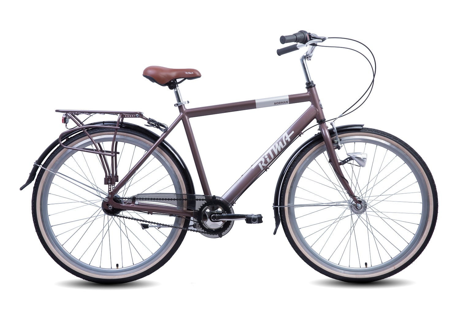 Велосипед Ritma 700C Norman brown/silver 533mm