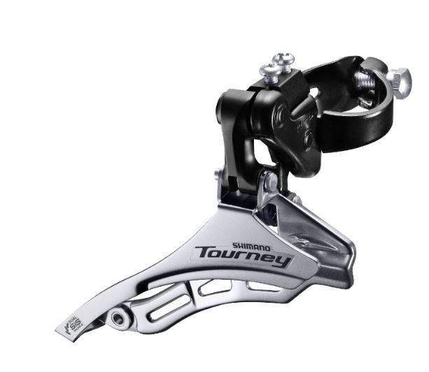 Перек-ль передний Shimano Tourney, TY300, нижн. тяга, хомут 31,8, уг.:66-69, для 42T, б/уп.