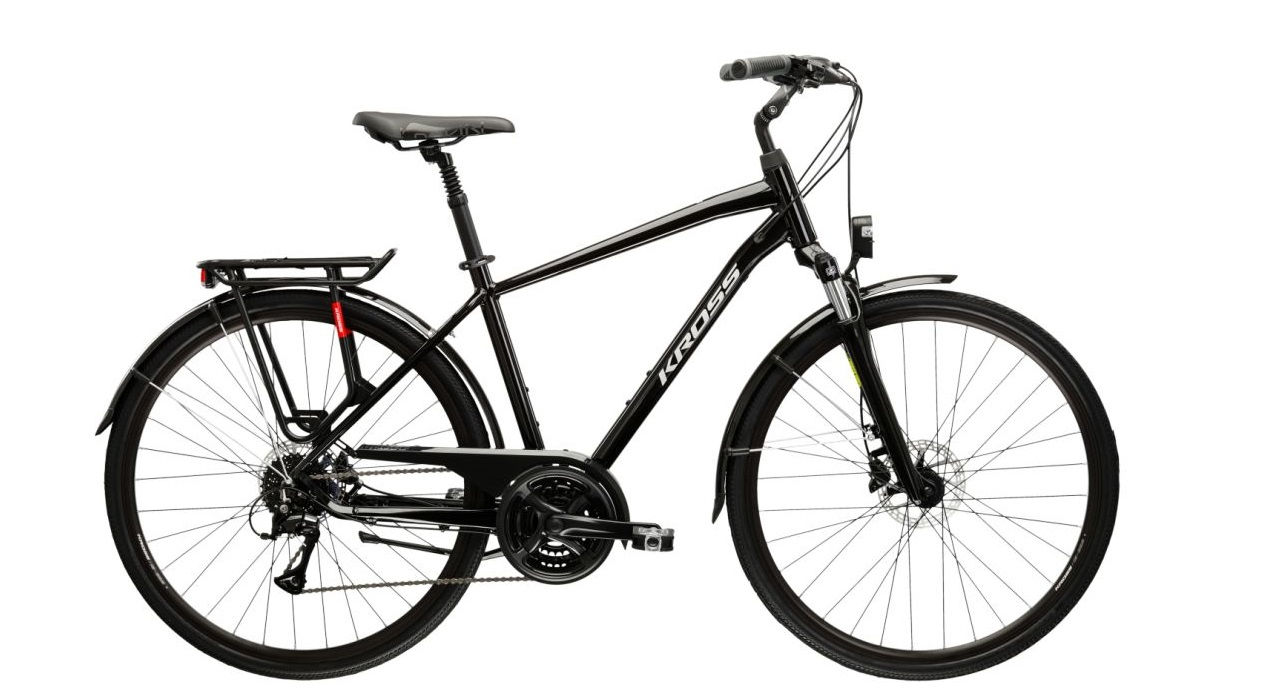 Велосипед KROSS Trans 4.0 M 28 M bla_gry g KRTR4Z28X19M005302