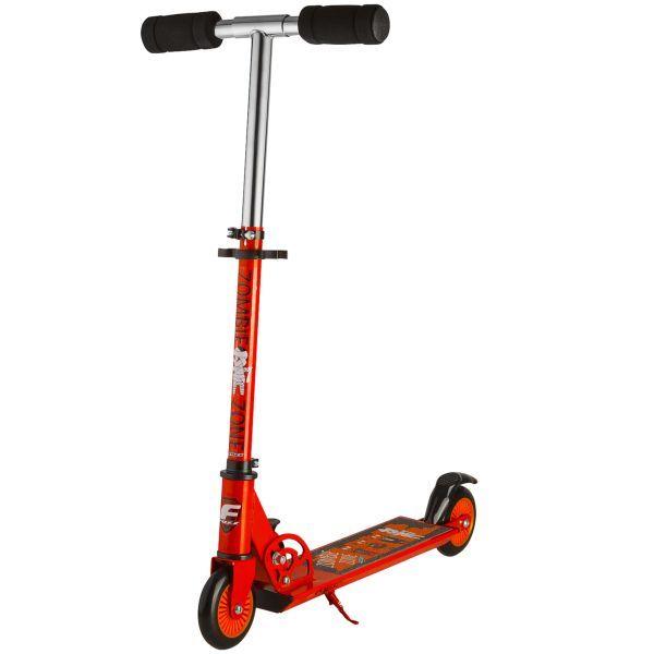 Самокат городской Foxx Zomby Zone алюм+сталь PU колеса100мм,ABEC-7, оранжевый #117764 100ZZ.FOXX.OR7