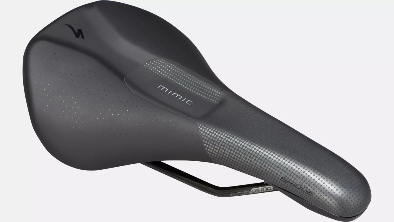 27121-2505 Седло велосипедное Specialized BRIDGE COMP W/MIMIC SADDLE BLK 155