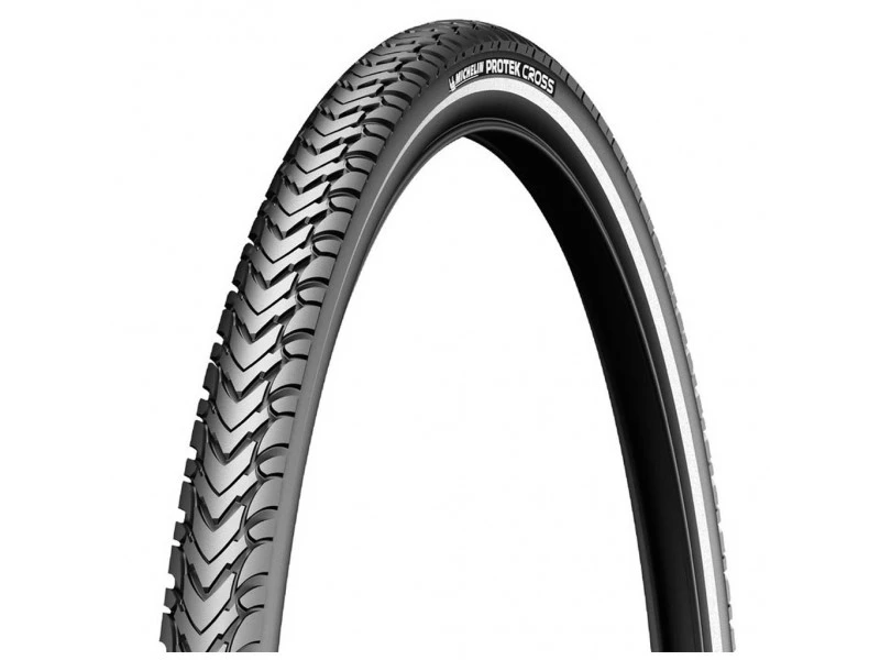 3465100 Велосипедная покрышка Michelin, PROTEK CROSS, 700x40C (42-622), 840гр, Black-Reflex /Таиланд