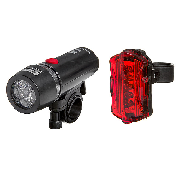 Х88369 Комплект фонарей STG перед. TL1503 (5 бел. Диодов, 4*ААА в компл. Не вход) зад.  TL5388 ( 5 к