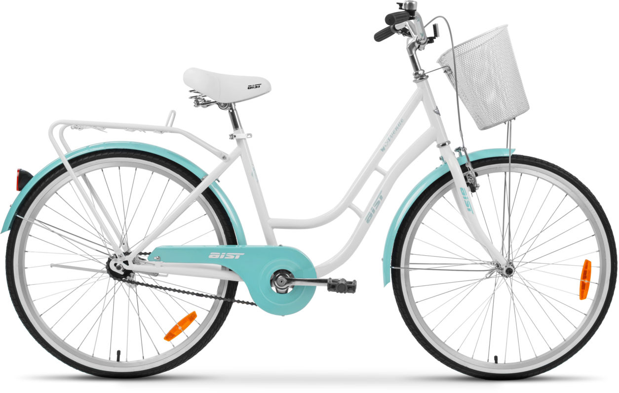 Велосипед AIST Avenue 26  бело-бирюзовый 2025 4810310034413, Страна производства: Республика Беларусь