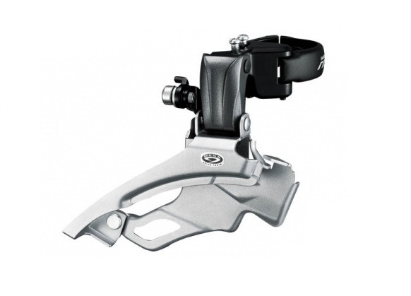 Перек-ль передний Shimano Altus, M371, ун. тяга, ун. хомут, 3x9ск, уг.:63-66 (РФ)