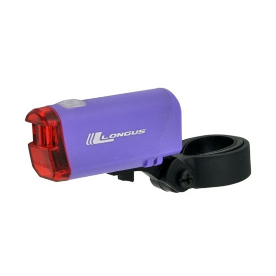 398559 Свет задний LONGUS 1W LED/2ф, с элем питан, фиолетовый /Китай/