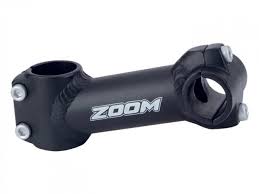 Вынос руля ZOOM TDS-D343B-8 (L-90, 15°, чёрный)