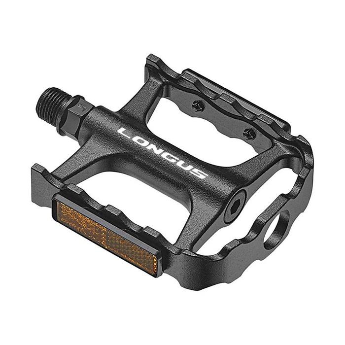 400216 Педали Longus, MTB PREMIUM, Al, черные, пром. подш., GTIN: 8586014493998 /Тайвань/