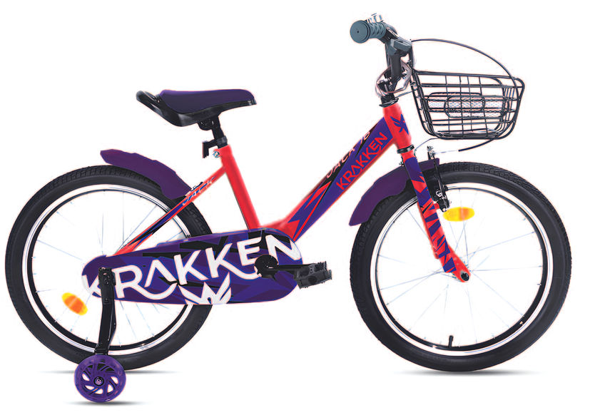 Велосипед KRAKKEN Jack 16 16  красный 2025 4810310036806 , Страна производства: Республика Беларусь
