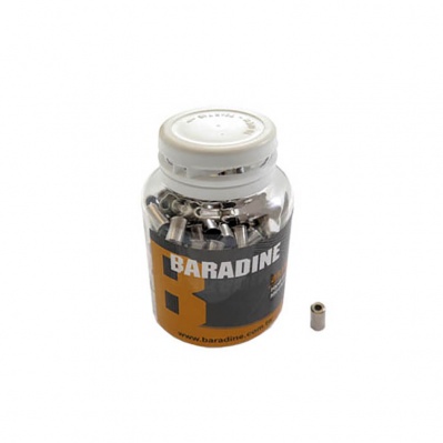 Наконечник оплётки троса тормоза Baradine CAPBC01 (200 шт., серебристый)