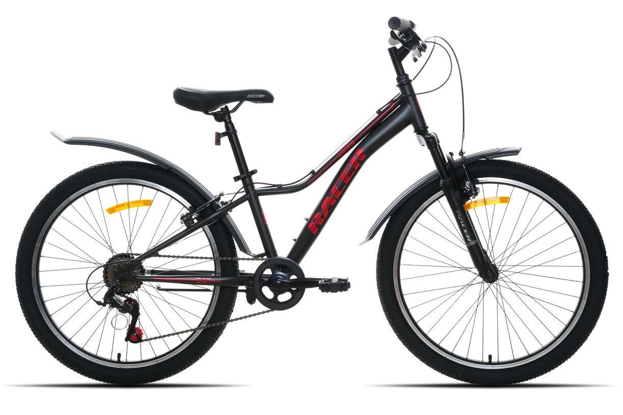 Велосипед Racer Dakar 24 темно-серый матовый 2025 рост 12 (в комплекте с защитой цепи)