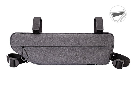 Сумка велосипедная подрамная caanbag цвет:темно-серый, артикул: CAAN-TR-30DG