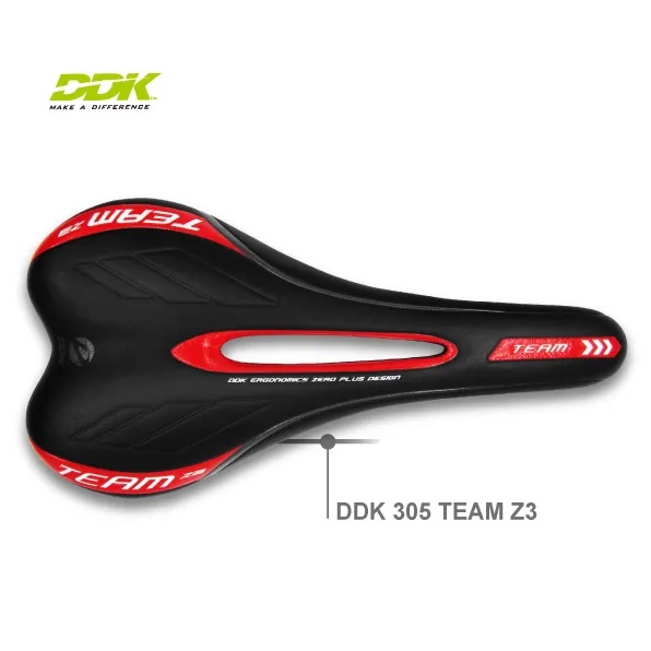 Седло DDK 250V (чёрный/красный)