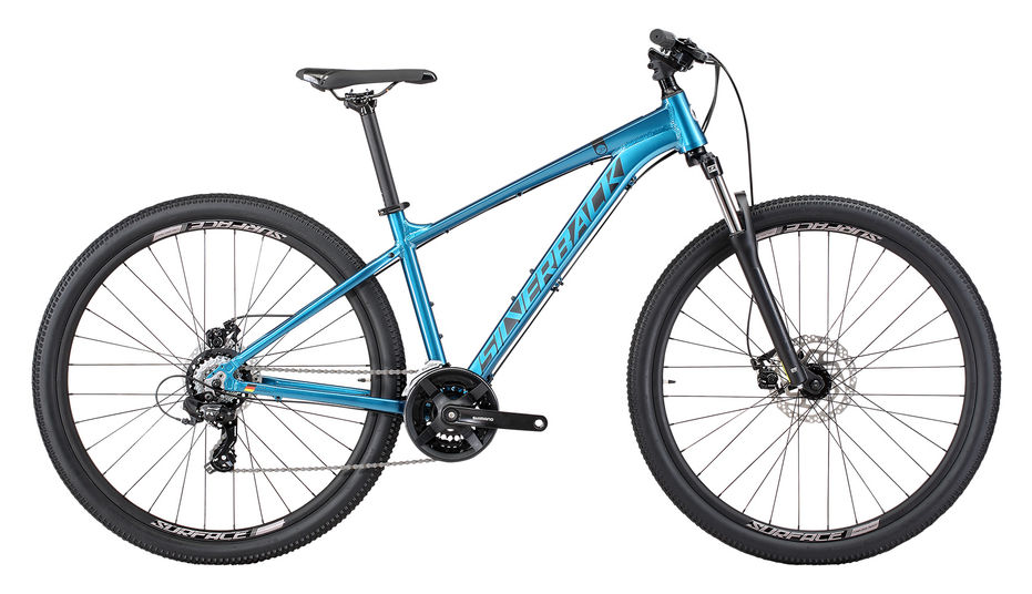 Велосипед SILVERBACK SE:SERIES 7 27 GLOSS DENIM BLUE/GLOSS BLACK L(460mm)
