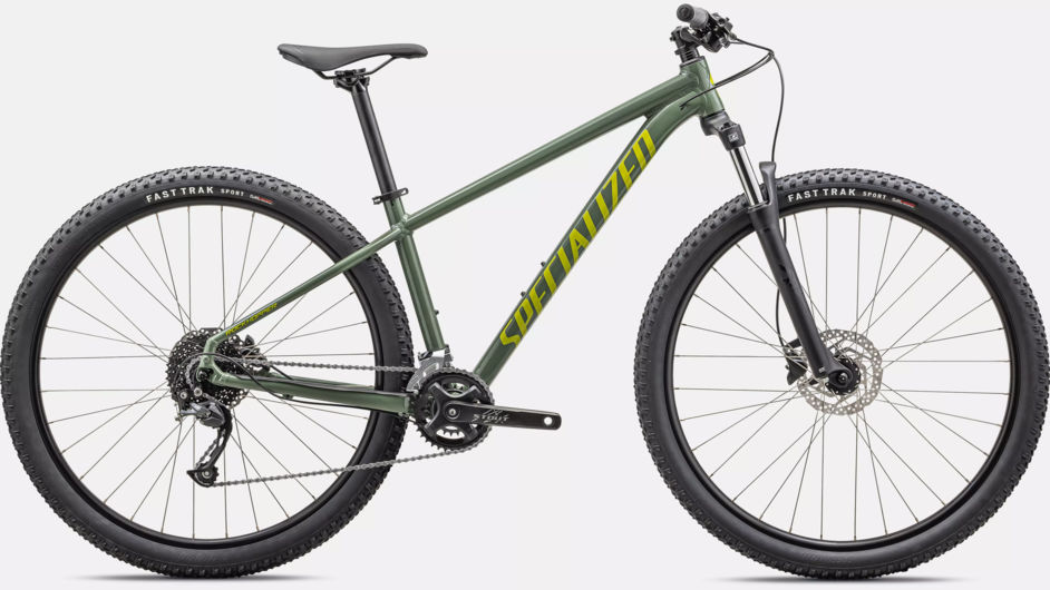 91825-7602 Велосипед Specialized ROCKHOPPER BASE VN SGEGRN/OLVGRN S - 29
