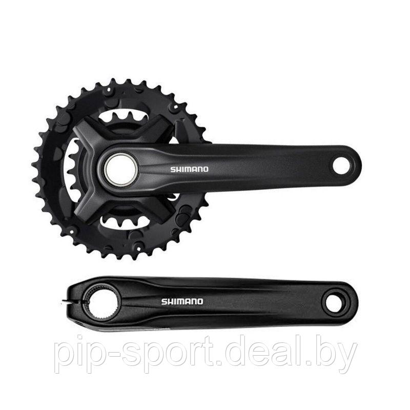 Система Shimano MT210-2, 175мм, 36/22T, инт. вал, цв. черн, для 9ск.