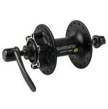 Втулка передн. Shimano M475, 36 отв, 6-болт, QR, черн. (Малайзия)