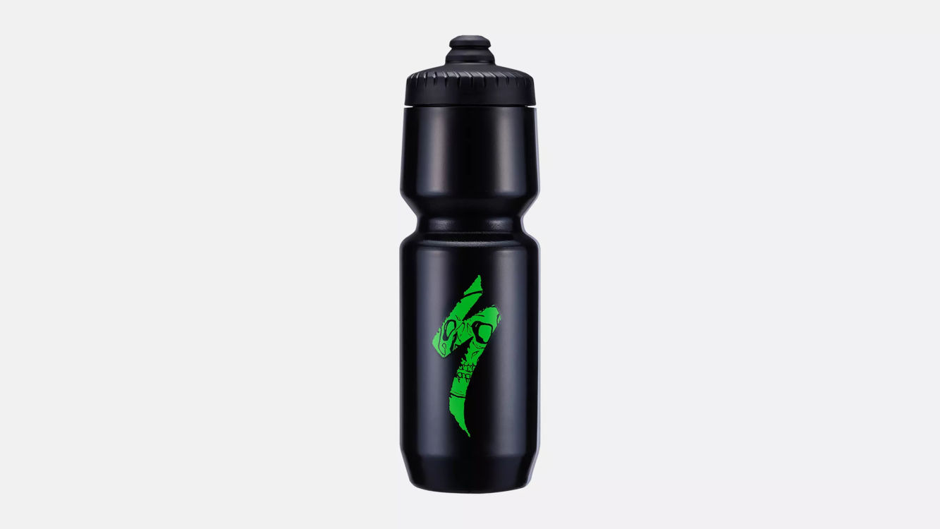 44226-2631 Фляга велосипедная Specialized PURIST MFLO 2.0 BTL SKULL GRN 26 OZ