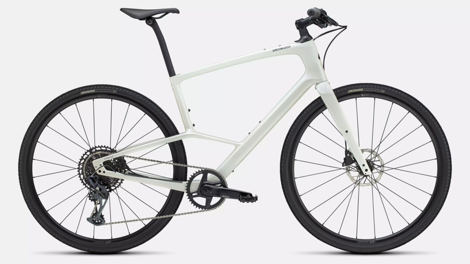 92425-1103 Велосипед Specialized Sirrus X 6.0 Gloss Dune White/Obsidian Fade Reflective M