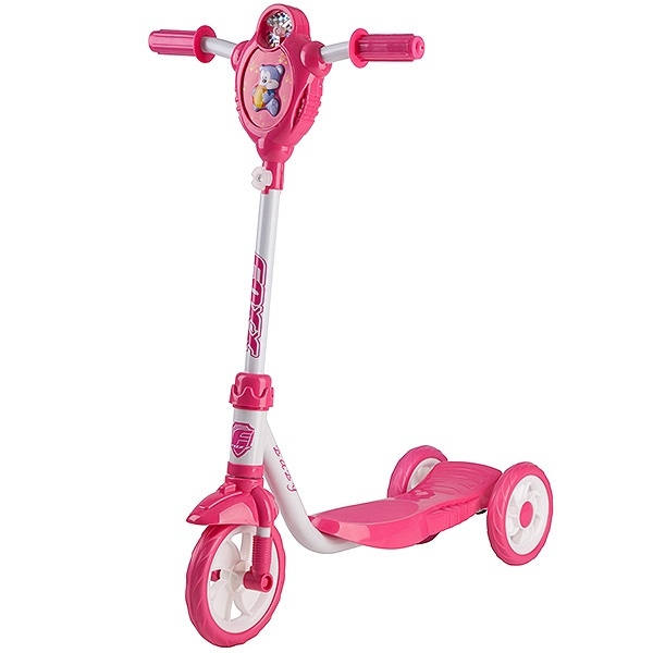 Самокат городской Foxx Baby детск., max 40 кг, пластик+сталь, EVA колеса 115 мм, белый #127650