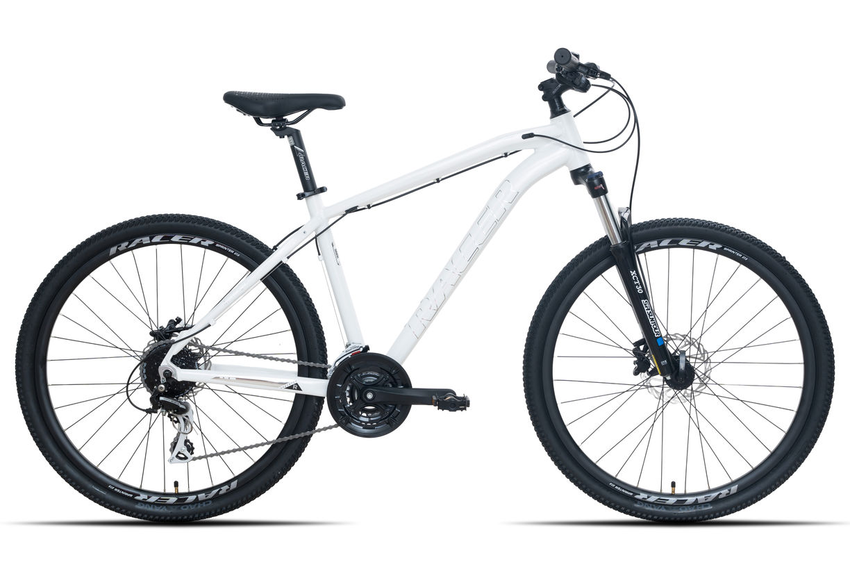Велосипед Racer Sprinter 27,5 белый, логотип серый 2026 рост 18