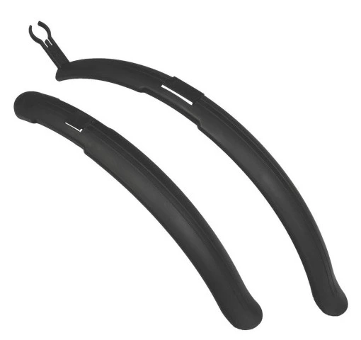 89900 Брызговики Force, комплект, 24-26", длинный захват, черный /Чехия/