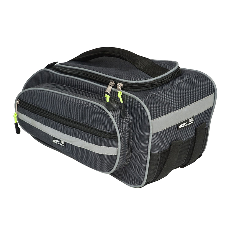 Велосумка ДЖАСТ-3 на багажник (COURSE) чёрный