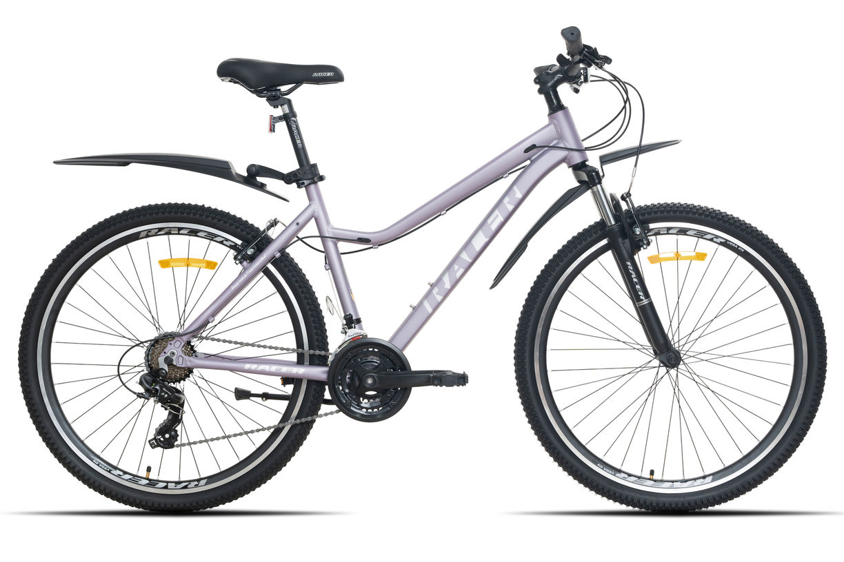 Велосипед Racer Vega 27,5 лавандовый, логотип серый 2026 рост 18