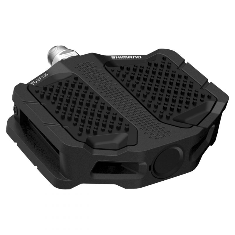 Педали Shimano, EF205, топталки, цв. черный