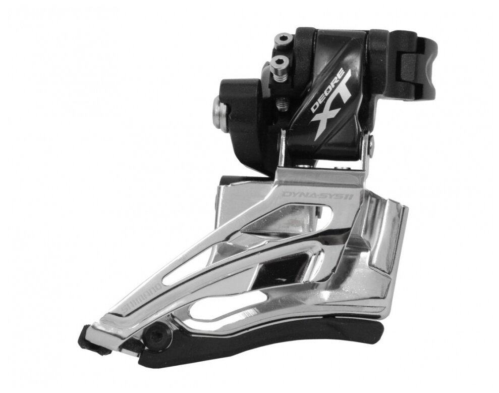 Перек-ль передний Shimano XT, M8025-H, для 2x11, верхн. хомут, верхн. тяга; ЯПОНИЯ