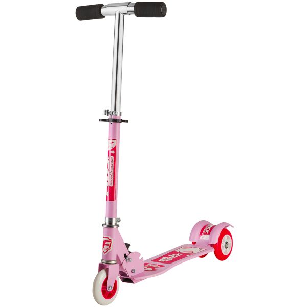 Самокат городской Foxx Smooth Motion cталь PVC колеса100мм,ABEC-7, розовый #117772