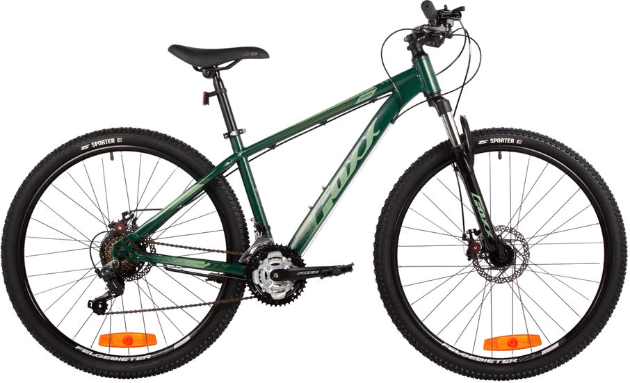 Велосипед FOXX 29" CAIMAN зеленый, сталь, размер 22 29SHD.CAIMAN.22GN5