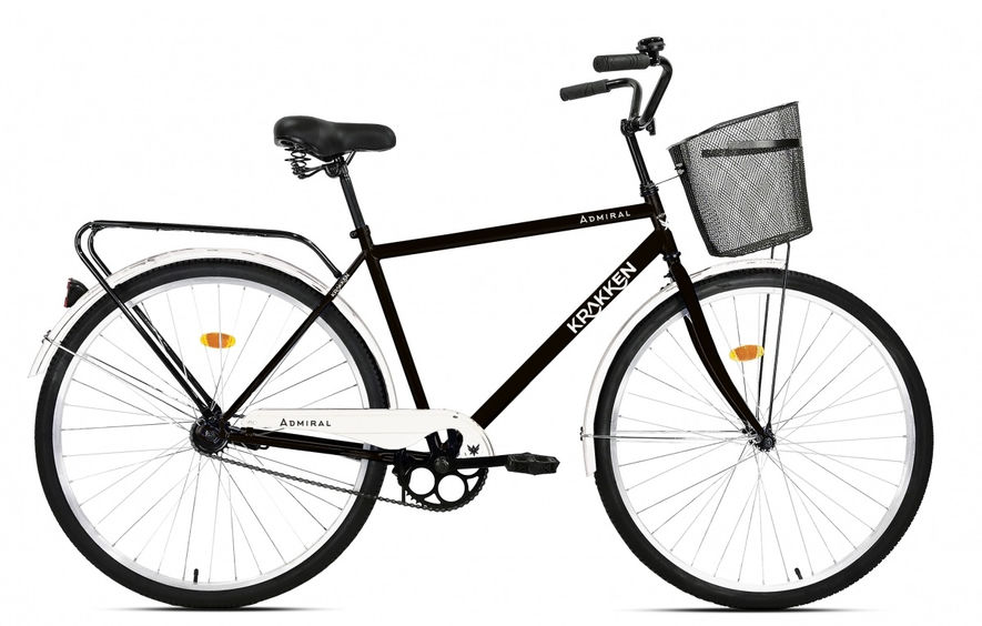 Велосипед KRAKKEN Admiral 28  черный 2023 4810310027408, Страна производства: Республика Беларусь