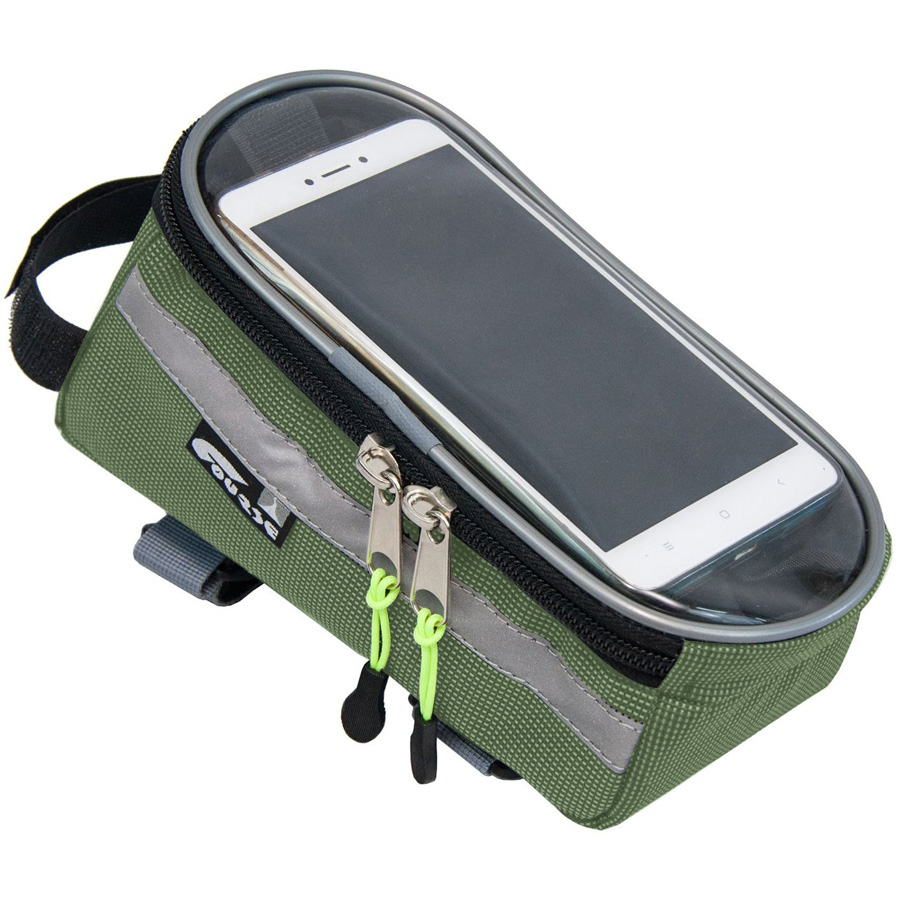 Велосумка МАСТЕР на раму увелич. (COURSE) зелёный