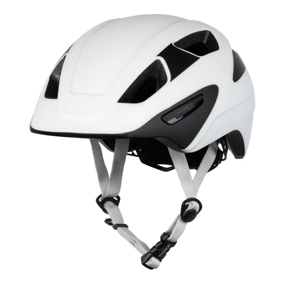 902803 Шлем Force, AKITA Junior, white-black, XS-S (48-54см), GTIN: 8592627192289 /Китай/