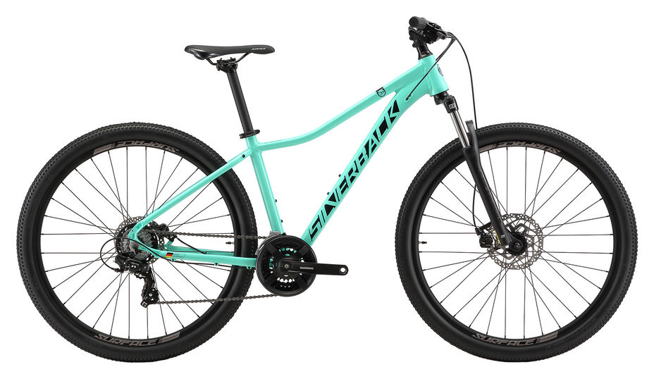 Велосипед SILVERBACK SE:SERIES 7 LADIES	MATT MYSTIC TEAL/MATT BLACK XS(310mm)