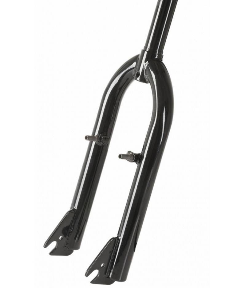14601 Вилка Force, 20" BMX, 1" резьбовая, V-brake, черная /Тайвань/