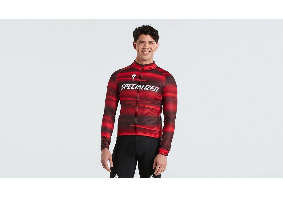  64122-5205 Джерси TEAM SL EXPERT SOFTSHELL JERSEY LS MEN BLK/RED XL