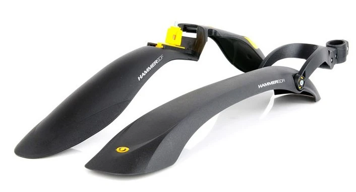 Комплект щитков грязезащитных SIMPLA HAMMER SDE (чёрный/жёлтый)