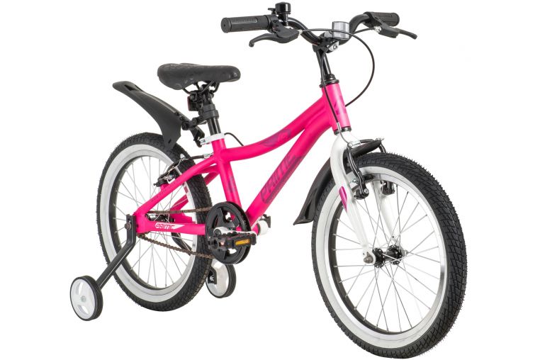 Велосипед NOVATRACK 18" PRIME алюм., розовый, тормоза V-brake, короткие крылья