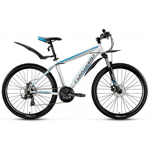 Велосипед FORWARD NEXT 2.0 disk алюм (26" 21ск рост21") белый  RBKW6M66Q038 